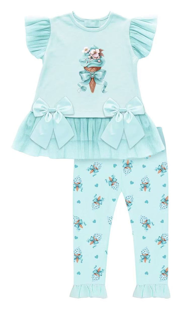 Mint Ice cream legging set