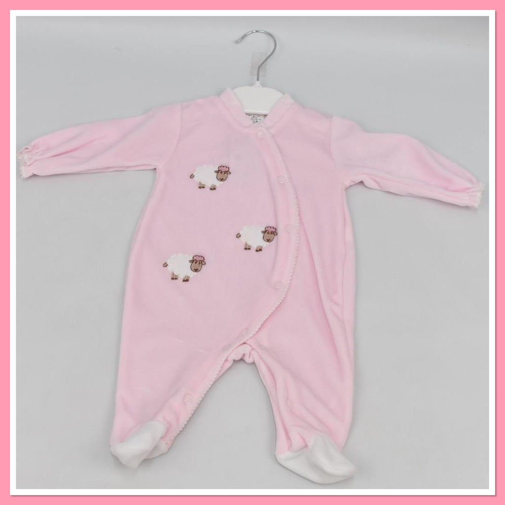 Pink Sheep baby grow