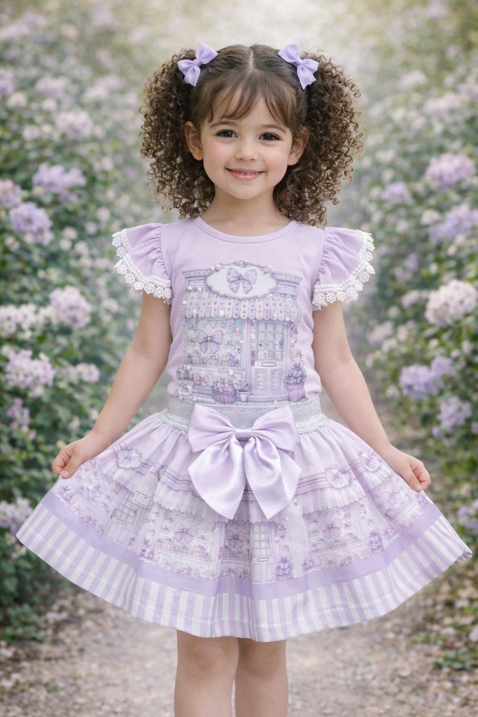 My little shop Lilac skirt set
