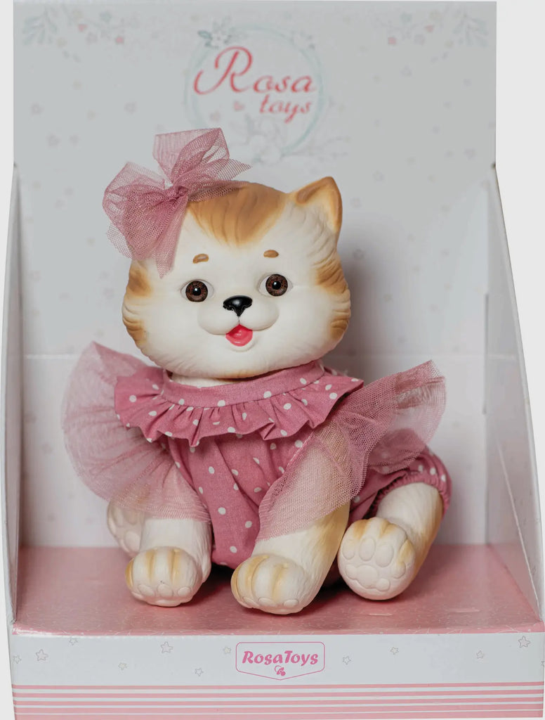White cat Pink Outfit