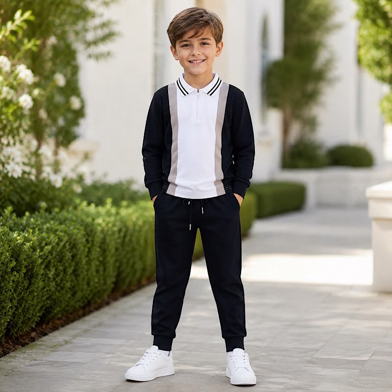 Jake tracksuits navy & grey