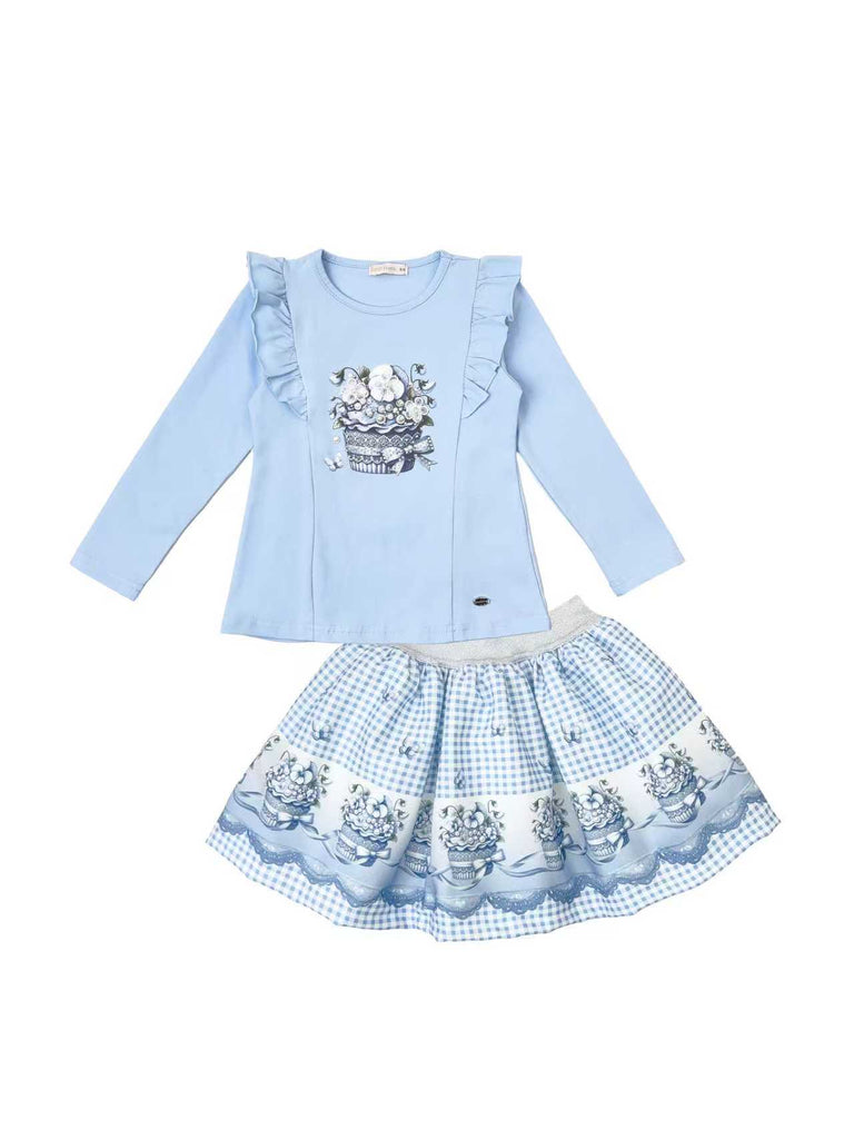 Flower Basket Blue