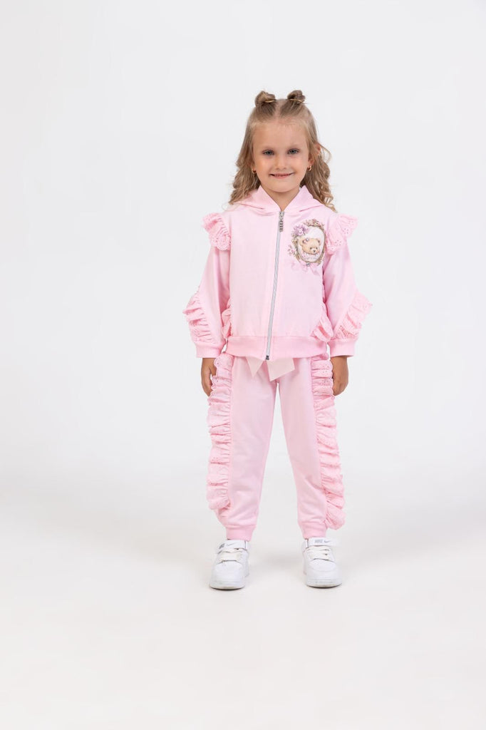 Teddy pink tracksuit