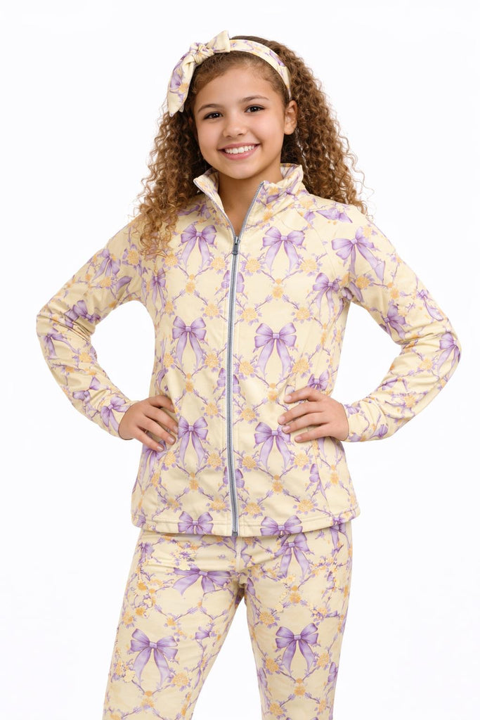 Lemon & Lilac Gym 3 piece set