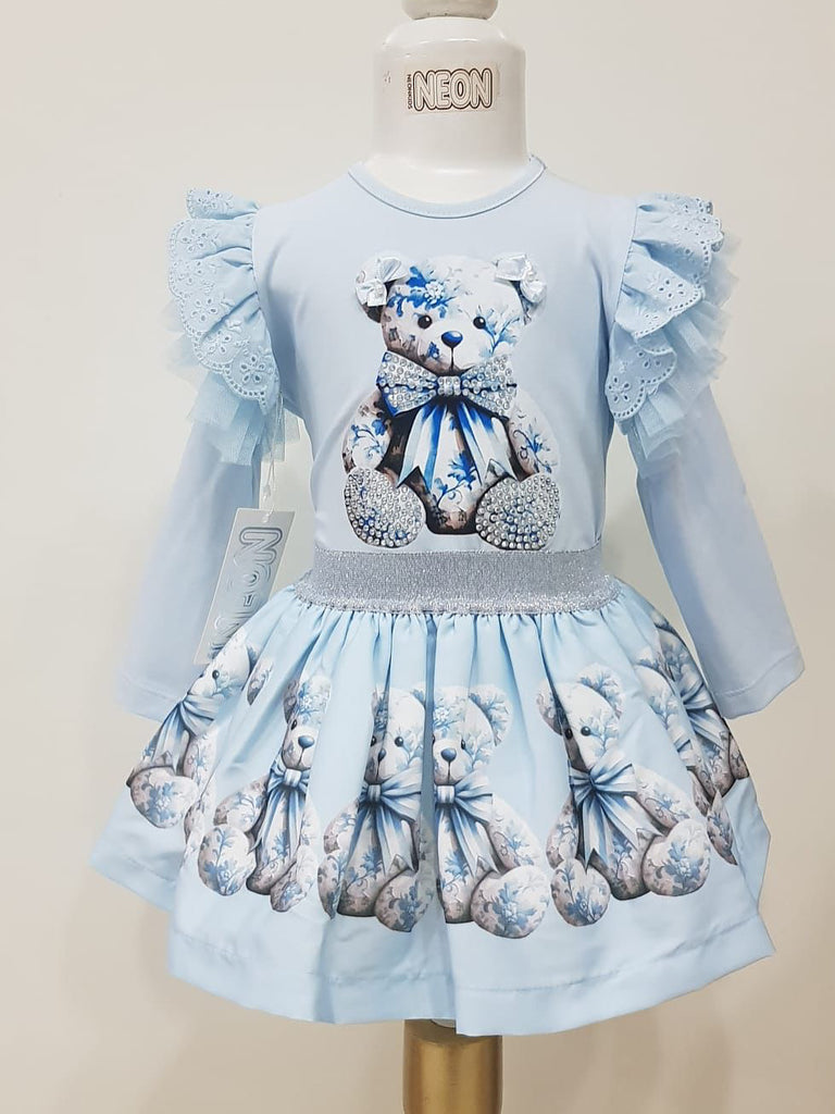 Diamanté Teddy Blue