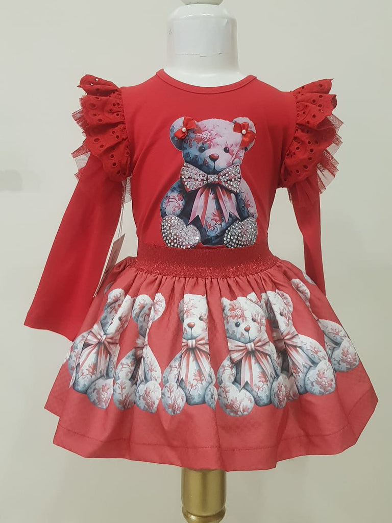Diamanté Teddy Red