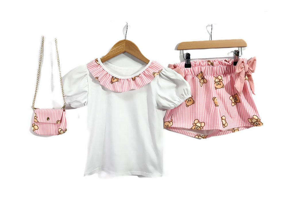 Teddy Pink short sets