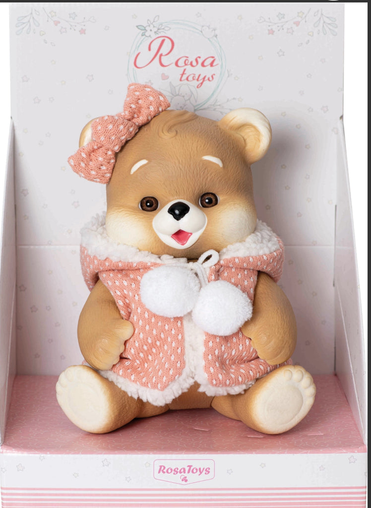 Little Bear with peach vest
