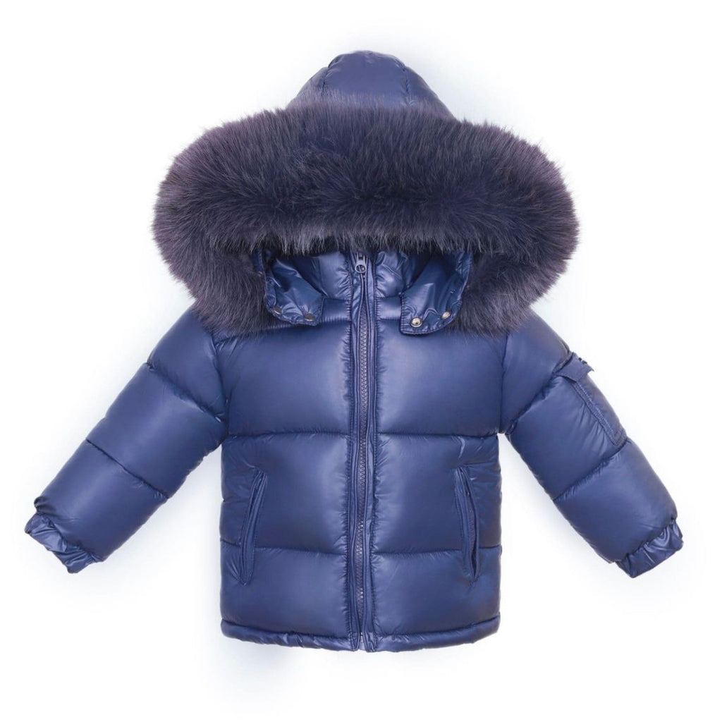 Navy Puffer Jacket